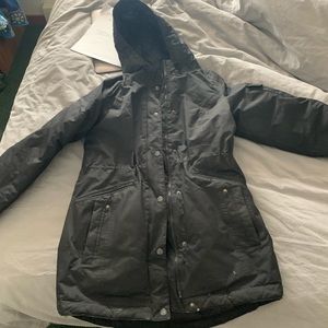 Mid length warm winter jacket